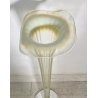 VASO VETRO STILE CALLA VENINI MARMO ANNI 30 PORTA FIORI VASE MURANO OTTONE GLASS