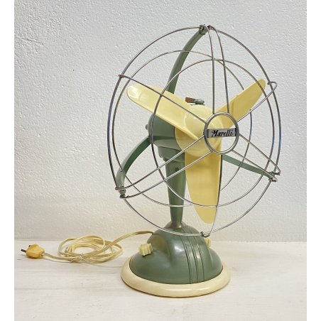 VENTILATORE VINTAGE Marelli mod. O/304 RECLINABILE ANNI 50 BACHELITE FUNZIONANTE