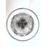 VASO VINTAGE CRISTALLO BASAMENTO PLACCATO ARGENTO SHEFFIELD DECORO PUTTI FOGLIE