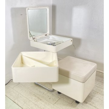 MOBILE CIARLY VANITY CARLO URBINATI 1975 PETINEUSE DESIGN TULLI ZUCCARI SPECCHIO