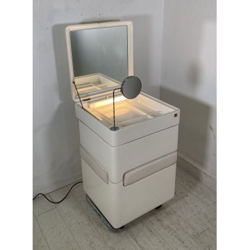 MOBILE CIARLY VANITY CARLO URBINATI 1975 PETINEUSE DESIGN TULLI ZUCCARI SPECCHIO