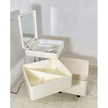 MOBILE CIARLY VANITY CARLO URBINATI 1975 PETINEUSE DESIGN TULLI ZUCCARI SPECCHIO