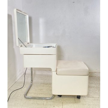 MOBILE CIARLY VANITY CARLO URBINATI 1975 PETINEUSE DESIGN TULLI ZUCCARI SPECCHIO