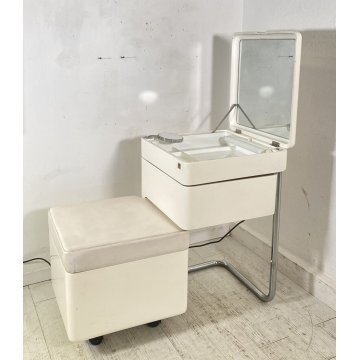 MOBILE CIARLY VANITY CARLO URBINATI 1975 PETINEUSE DESIGN TULLI ZUCCARI SPECCHIO