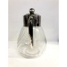 CARAFFA DECANTER VETRO REFRIGERANTE METALLO SILVER PLATED VINTAGE JUG ANNI '70