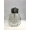 CARAFFA DECANTER VETRO REFRIGERANTE METALLO SILVER PLATED VINTAGE JUG ANNI '70