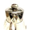 CARAFFA DECANTER VETRO REFRIGERANTE METALLO SILVER PLATED VINTAGE JUG ANNI '70