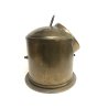 BUSSOLA NAVIGAZIONE MARITTIMO NAVE NAUTICA INDUSTRIALE OTTONE PORTA LAMPADA OLIO