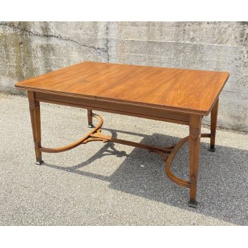 ANTICO TAVOLO ALLUNGABILE FRATELLI THONET LEGNO ANNI 40 MILANO ART DECO EPOCA