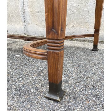 ANTICO TAVOLO ALLUNGABILE FRATELLI THONET LEGNO ANNI 40 MILANO ART DECO EPOCA