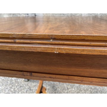 ANTICO TAVOLO ALLUNGABILE FRATELLI THONET LEGNO ANNI 40 MILANO ART DECO EPOCA