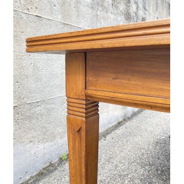 ANTICO TAVOLO ALLUNGABILE FRATELLI THONET LEGNO ANNI 40 MILANO ART DECO EPOCA