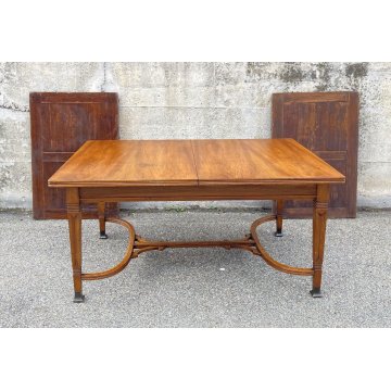 ANTICO TAVOLO ALLUNGABILE FRATELLI THONET LEGNO ANNI 40 MILANO ART DECO EPOCA