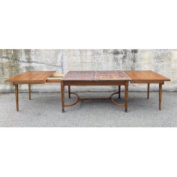 ANTICO TAVOLO ALLUNGABILE FRATELLI THONET LEGNO ANNI 40 MILANO ART DECO EPOCA