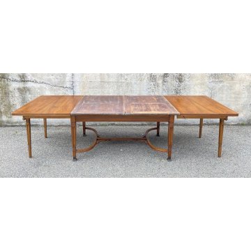 ANTICO TAVOLO ALLUNGABILE FRATELLI THONET LEGNO ANNI 40 MILANO ART DECO EPOCA