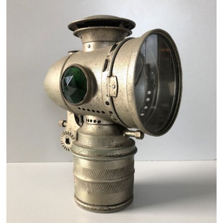 ANTICO FANALE a CARBURO Pressler BICICLETTA MOTO FARO LAMPADA BICI STORICA EPOCA