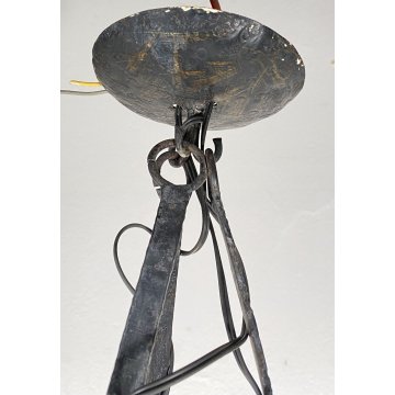 LAMPADARIO DEGUE MADE IN FRANCE ART DECO FIRMATO ANNI 30 LAMP CIOTOLA VETRO OLD