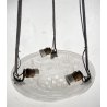 LAMPADARIO DEGUE MADE IN FRANCE ART DECO FIRMATO ANNI 30 LAMP CIOTOLA VETRO OLD