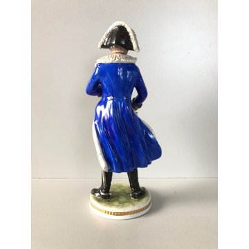 ANTICA FIGURA CERAMICA AK Kaiser SOLDATO NAPOLEONICO DIVISA MILITARE 20, cm/h