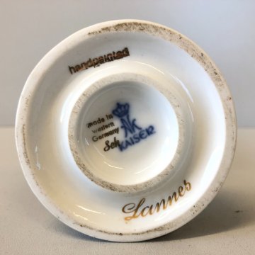 ANTICA FIGURA CERAMICA AK Kaiser SOLDATO NAPOLEONICO Marschall Lannes 19,5 cm/h