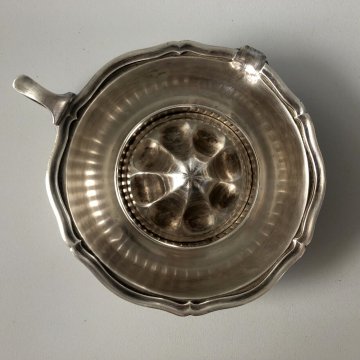 ANTICO SPREMIAGRUMI METALLO ARGENTATO F.lli Broggi Milano LIBERTY EPOCA '30