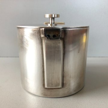 ANTICA TEIERA METALLO ARGENTATO F.lli Broggi Milano ART DECO ATTR. Gio Ponti '20