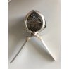 ANTICO SPREMILIMONI SPREMIAGRUMI PINZA METALLO ARGENTATO CHRISTOFLE ART DECO '30