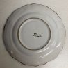 COPPIA PIATTO PARATA CERAMICA Ars Deruta DECORO CERVO BIANCO NERO SIENA VINTAGE