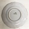 COPPIA PIATTO PARATA CERAMICA Ars Deruta DECORO CERVO BIANCO NERO SIENA VINTAGE