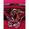 GRANDE VASO SCULTURA VETRO MURANO TRASPARENTE BOWL DISH SPLASH GLASS MID-CENTURY