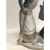 GRANDE STATUINA PORCELLANA LlADRO' José Roig I pettegolezzi Gossip FIGURE  4984