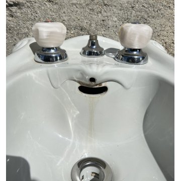 SET SANITARI ANTONIA CAMPI LAVENITE SCI LAVENO MODELLO CONCHIGLIA 1960 CERAMICA