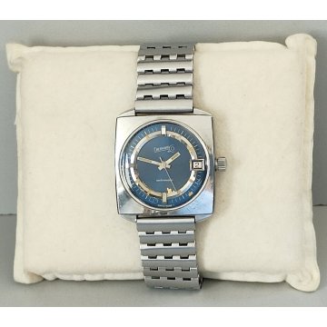 Heberhard & Co Automatic 252-123 Square OROLOGIO POLSO anni 60 OLD WRIST WATCH