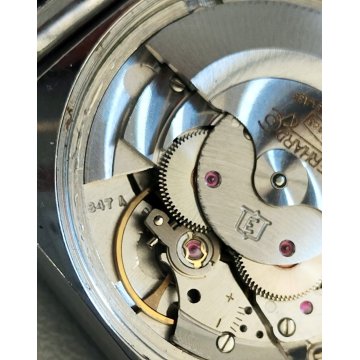 Heberhard & Co Automatic 252-123 Square OROLOGIO POLSO anni 60 OLD WRIST WATCH