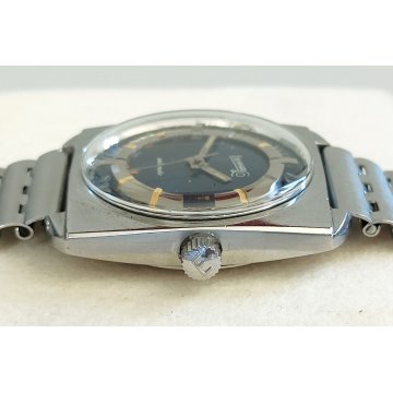 Heberhard & Co Automatic 252-123 Square OROLOGIO POLSO anni 60 OLD WRIST WATCH