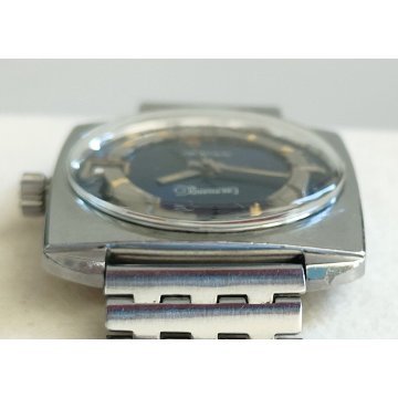 Heberhard & Co Automatic 252-123 Square OROLOGIO POLSO anni 60 OLD WRIST WATCH