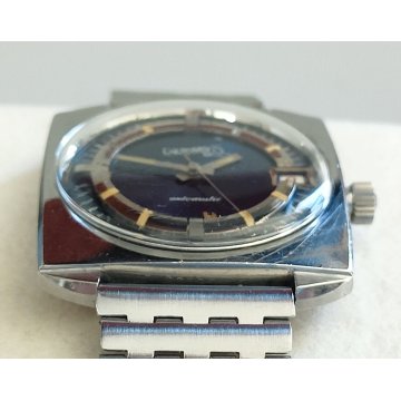 Heberhard & Co Automatic 252-123 Square OROLOGIO POLSO anni 60 OLD WRIST WATCH