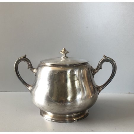 ANTICA ZUCCHERIERA MANICI COPERCHIO LIBERTY Cristhofle METAL BLANC Punzone  '800