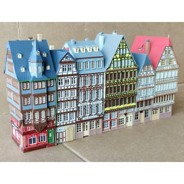 Faller B-914 Römerberg-Ostzeile SET CASE MODELLINO Diorama Ferroviario SCALA H0