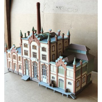 Faller BIRRIFICIO Hirschen Brauerei MODELLINO casa Diorama Ferroviario SCALA H0