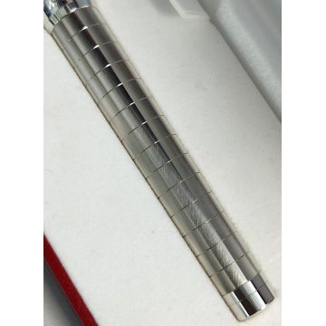 PENNA STILOGRAFICA Cartier PASHA Platino nib ORO 18k vintage FOUNTAIN PEN BOX