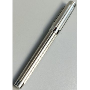 PENNA STILOGRAFICA Cartier PASHA Platino nib ORO 18k vintage FOUNTAIN PEN BOX