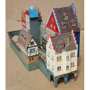 Faller OLD TOWN WALL BLOCK Città Vecchia MODELLINO Diorama Ferroviario SCALA H0?