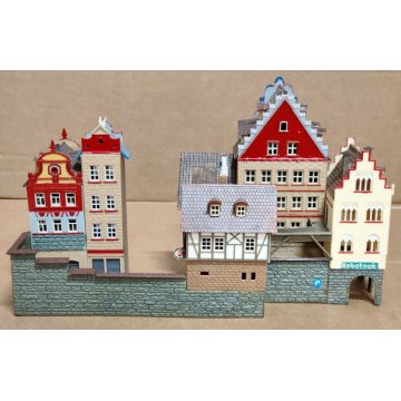 Faller OLD TOWN WALL BLOCK Città Vecchia MODELLINO Diorama Ferroviario SCALA H0?