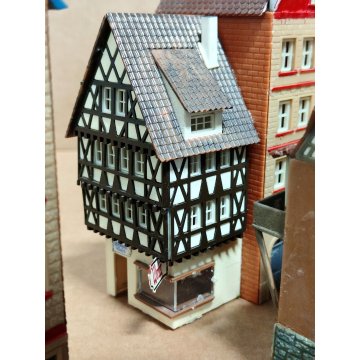 Faller OLD TOWN WALL BLOCK Città Vecchia MODELLINO Diorama Ferroviario SCALA H0?