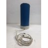 LAMPADA TAVALO ABATJOUR VINTAGE SMALTO BIANCO AZZURRO METALLO MODERN DESIGN '70s