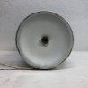 LAMPADA TAVALO ABATJOUR VINTAGE SMALTO BIANCO AZZURRO METALLO MODERN DESIGN '70s