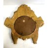 ANTICO SPECCHIO CARTAGLORIA CORNICE LEGNO ORNATO INTAGLIATO BAROCCO ORO '800