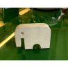 SCULTURA ELEFANTE F.lli MANNELLI travertino RAMPOLANO firmata DESIGN MODERNISTA