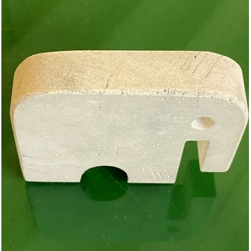 SCULTURA ELEFANTE F.lli MANNELLI travertino RAMPOLANO firmata DESIGN MODERNISTA